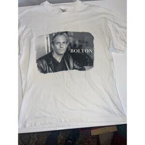 Vintage 1998 Michael Bolton Concert Tour T-Shirt Voices Tour Mens L (42-44)